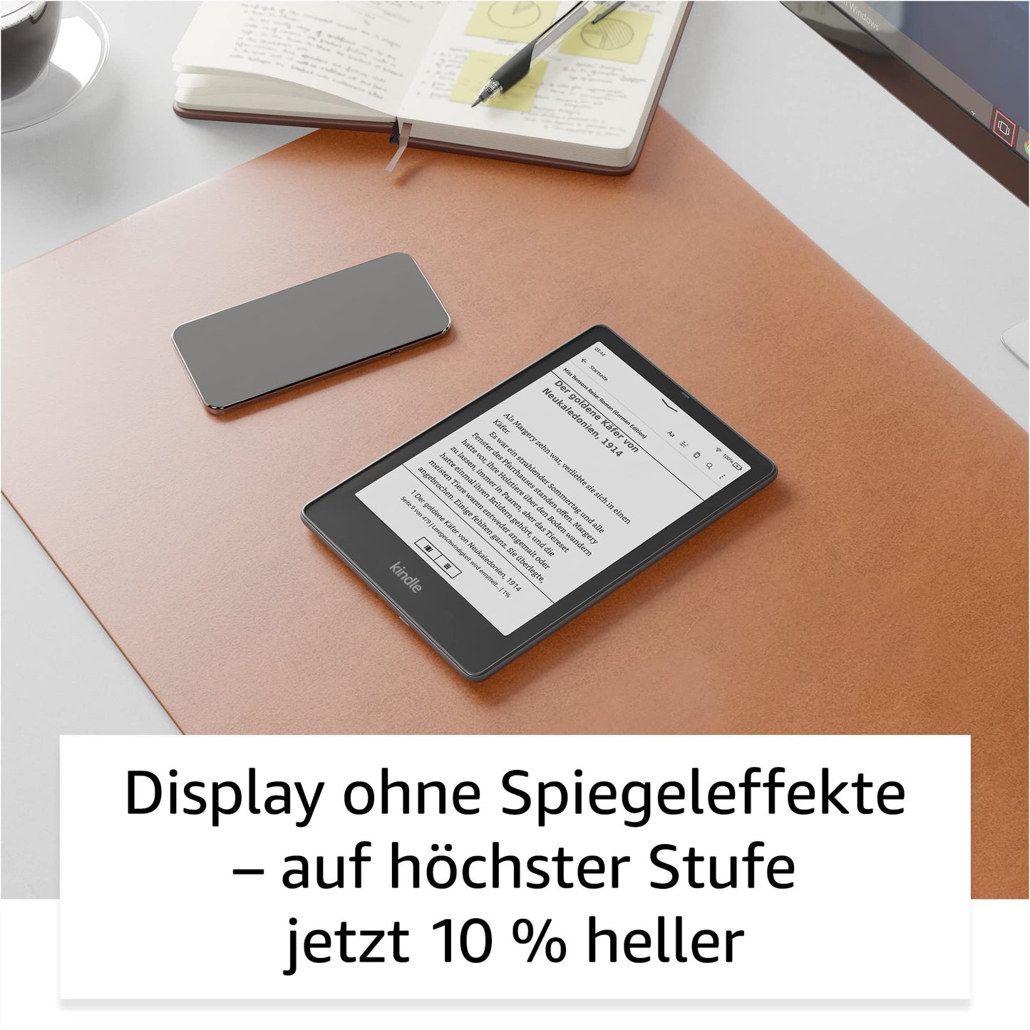 Kindle Paperwhite Signature Edition (32GB), Certified and Refurbished - with Advertising - Black - M2L4EK