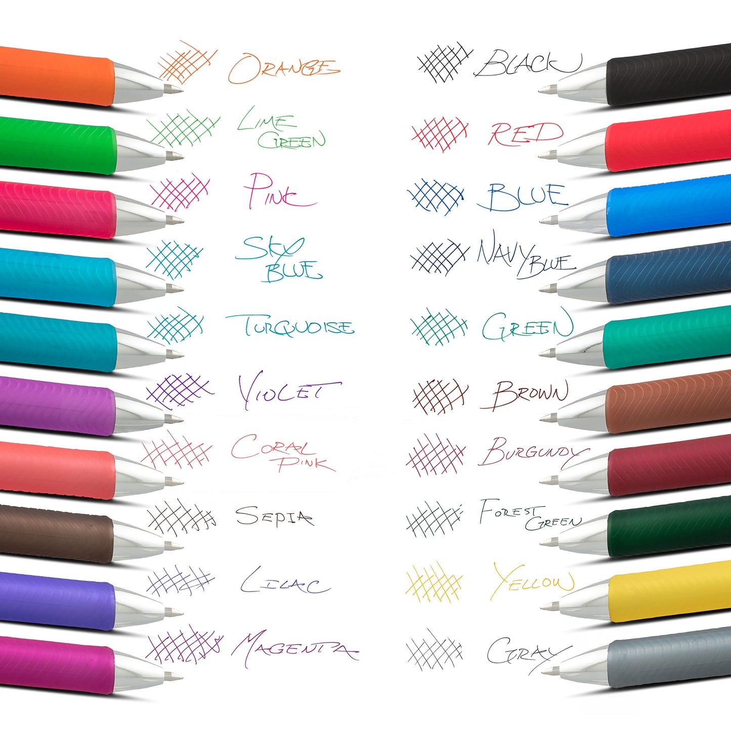 Pentel EnerGel XM BL77 Gel Pens with Push Mechanism, Forest Green (Pack of 12) - BL77-D3X-VE