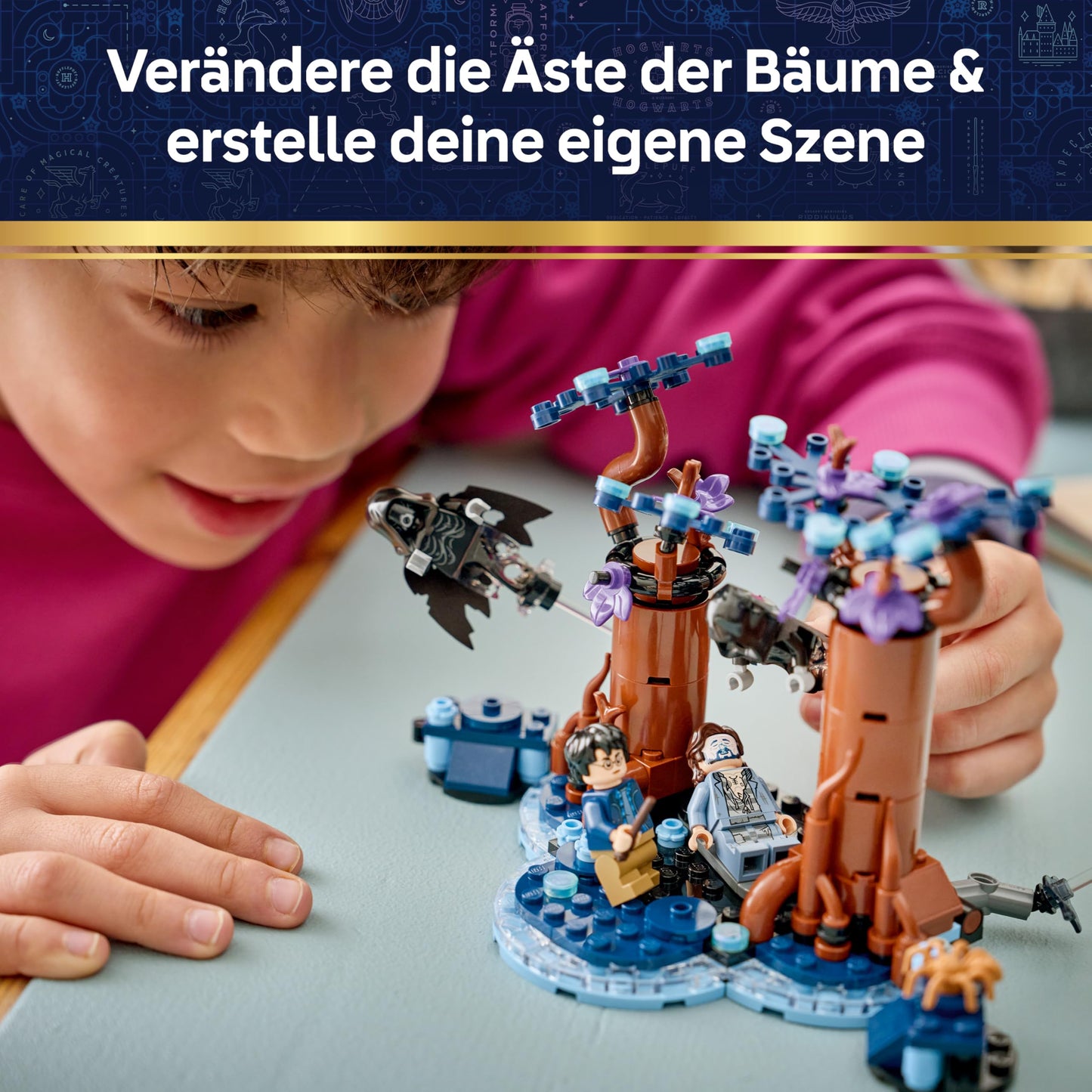 LEGO Harry Potter Forbidden Forest: Expecto Patronum toy - model with 2 dementors, deer and 2 minifigures including Sirius Black - gift for girls, boys and fans aged 7 and over - 76475