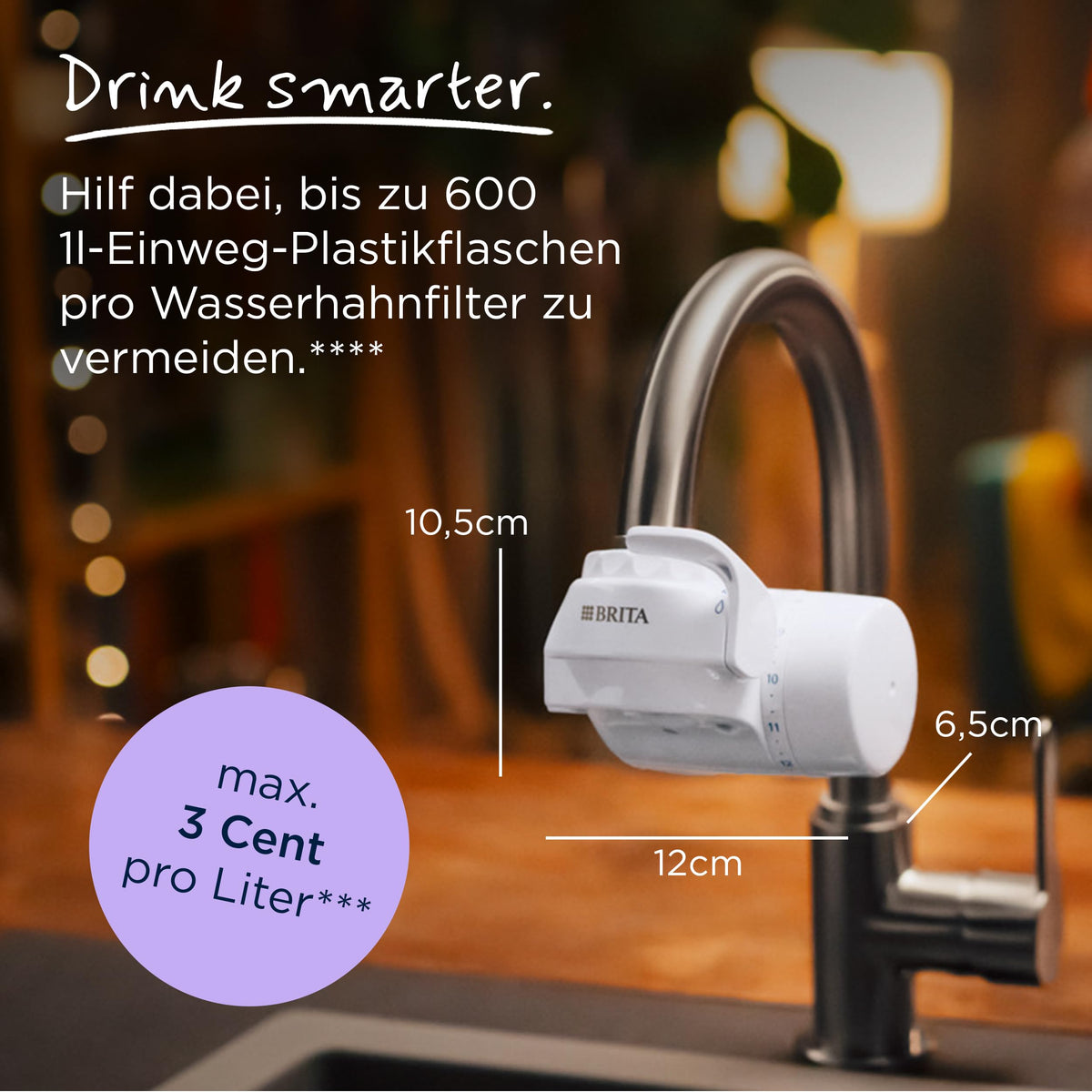 Sistem de filtrare a apei BRITA ON TAP pentru robinet, 1x filtru V - 129088