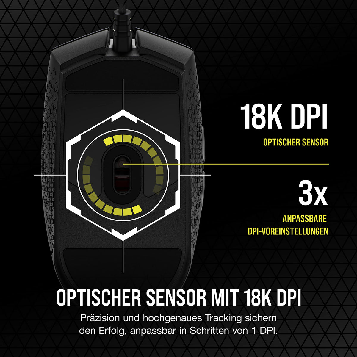 Corsair KATAR PRO XT Wired Ultra-Light FPS Gaming Mouse - Black - CH-930C111-EU