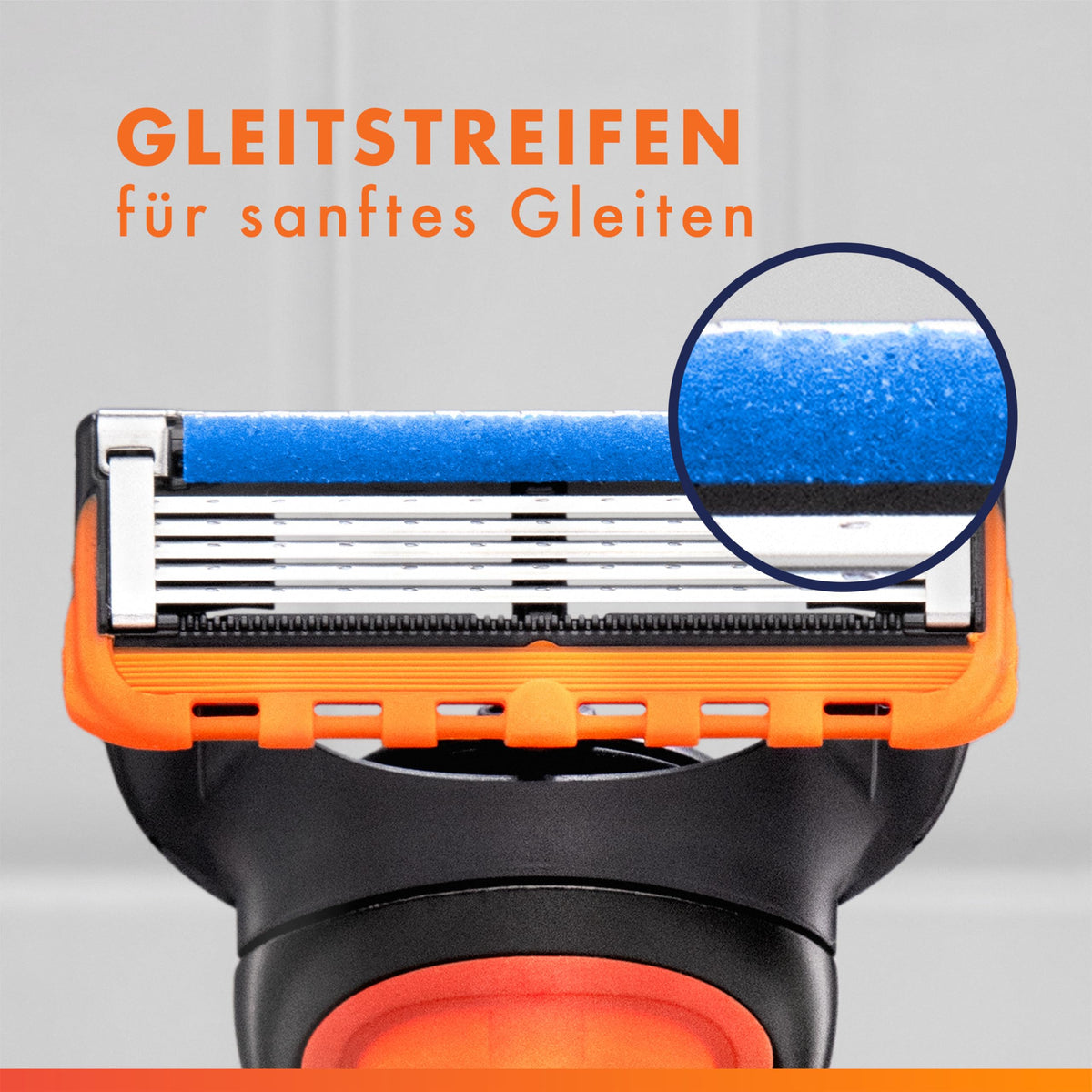 Gillette Fusion 5 Blades for Men, 12 Original Razor Blades, Orange - 8700216679657
