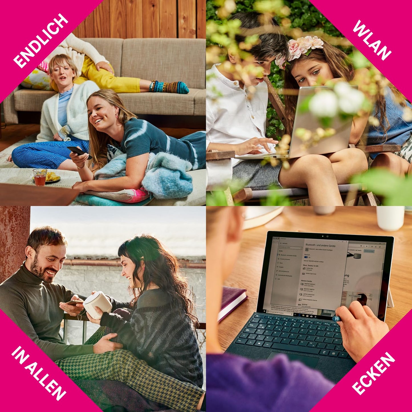 Telekom Speedport 7 Repeater - only compatible with Speedport 7 router I Wi-Fi 7 capable WLAN amplifier I 6,400 Mbit/s, mesh technology I Ideal for TV in UHD & 4K I Plug & Play via WPS, LAN connection - 40824381