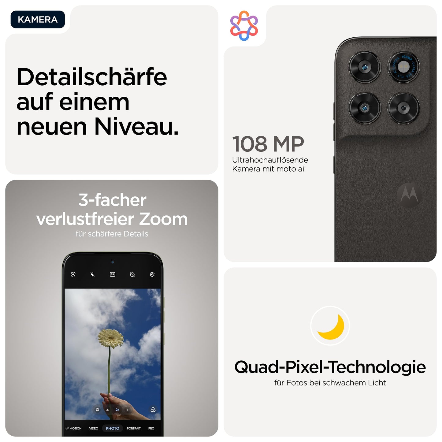 Motorola Moto g77 5G Smartphone 108MP Camera 8-256GB Black Olive - PBAWOO36ES