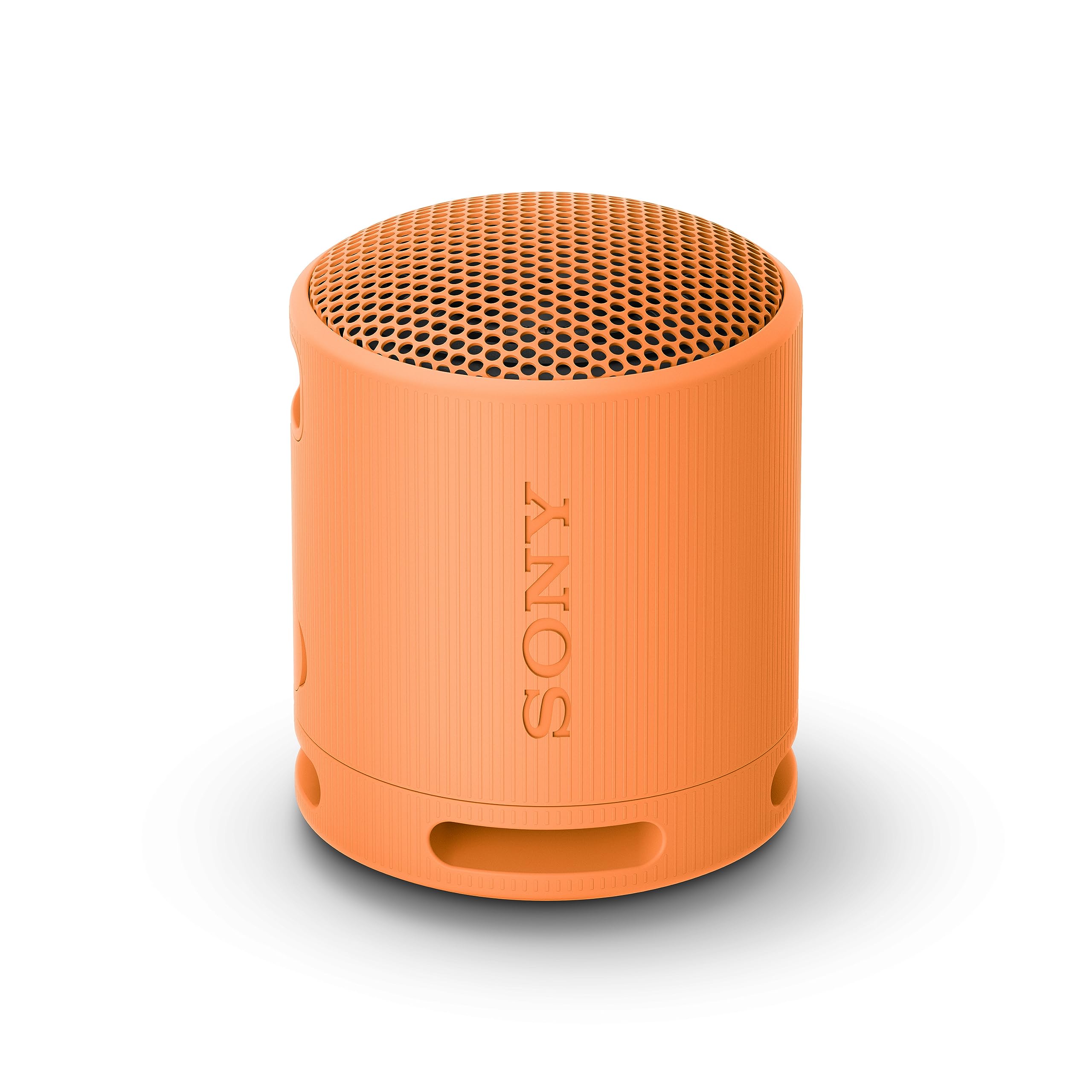 Sony SRS-XB100 - Wireless Bluetooth Speaker, Portable, Lightweight, Compact, Outdoor, Travel Speaker, Durable, IP67 Waterproof and Dustproof, 16 Hour Battery, Carrying Strap, Hands-Free Function, Orange - SRSXB100DCE7