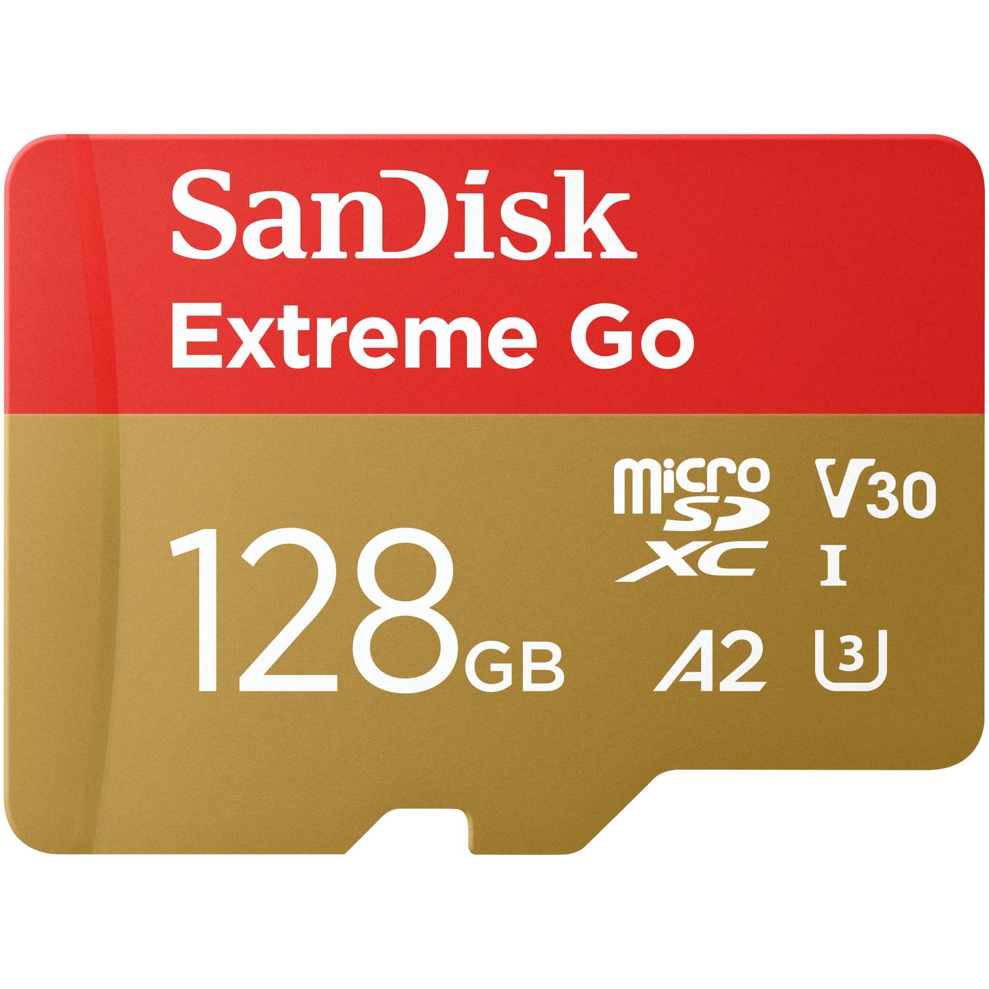 SANDISK Extreme Go microSDXC card 128 GB (For Android - SDSQXBU-128G-GZ6MA
