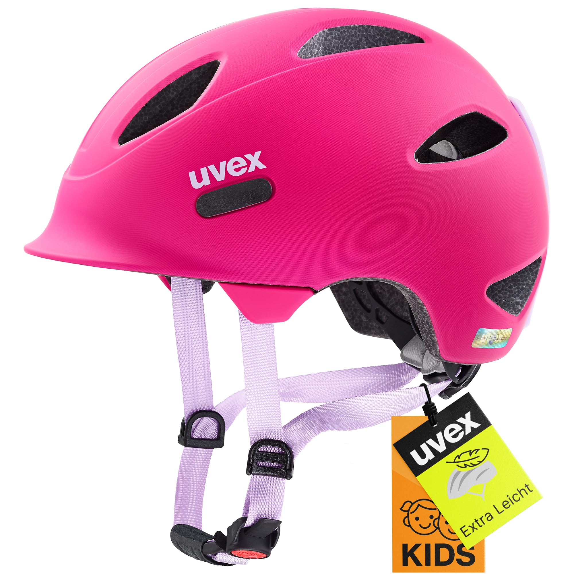 uvex OYO children's bicycle helmet, Berry - Purple matt, 50-54 cm - S4100490617
