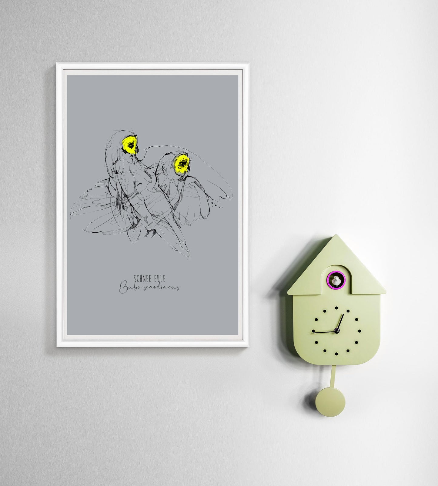 walther design picture frame black 42 x 59.4 cm (DIN A2) with artificial glass, New Lifestyle plastic frame KVX426B