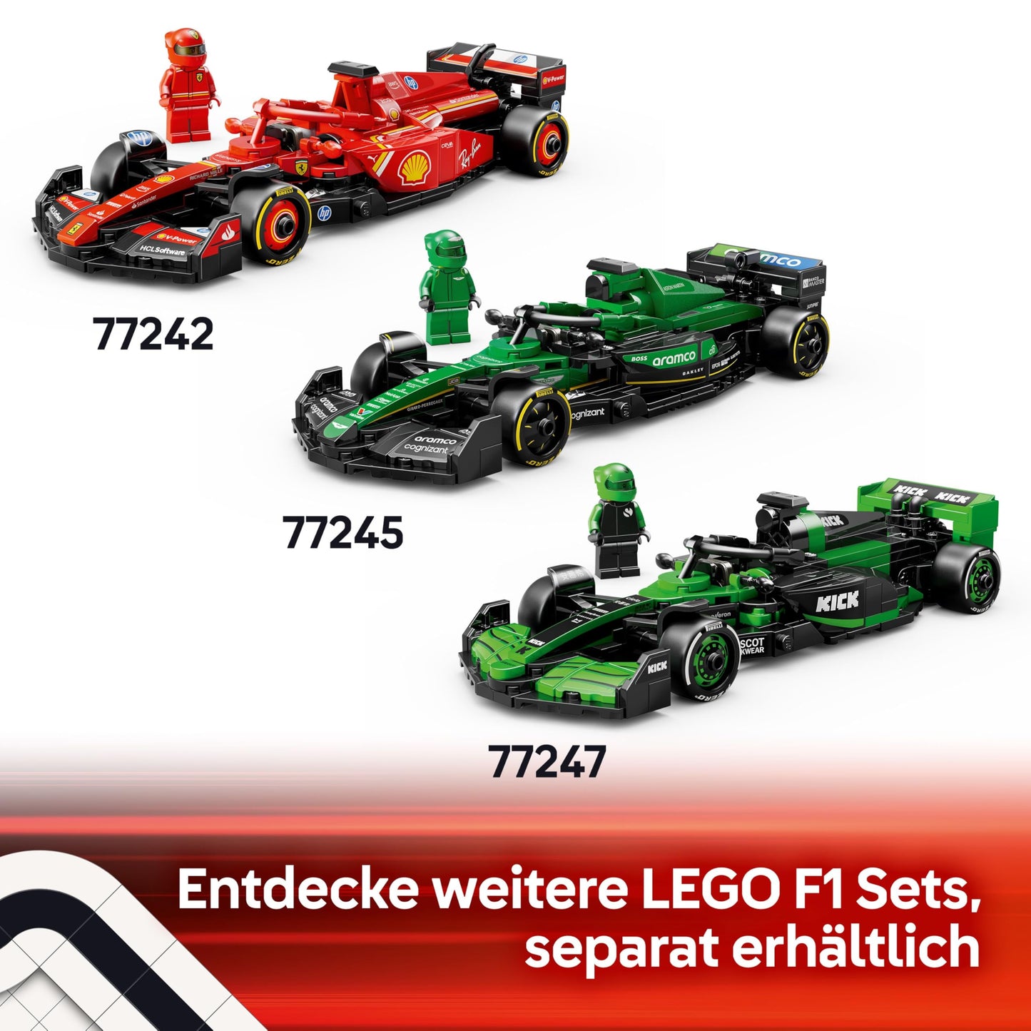 LEGO Speed Champions Williams Racing FW46 F1 racing car - toy with Formula 1 minifigure to collect - gift for boys and girls aged 10 and over and adult motorsport fans 77249
