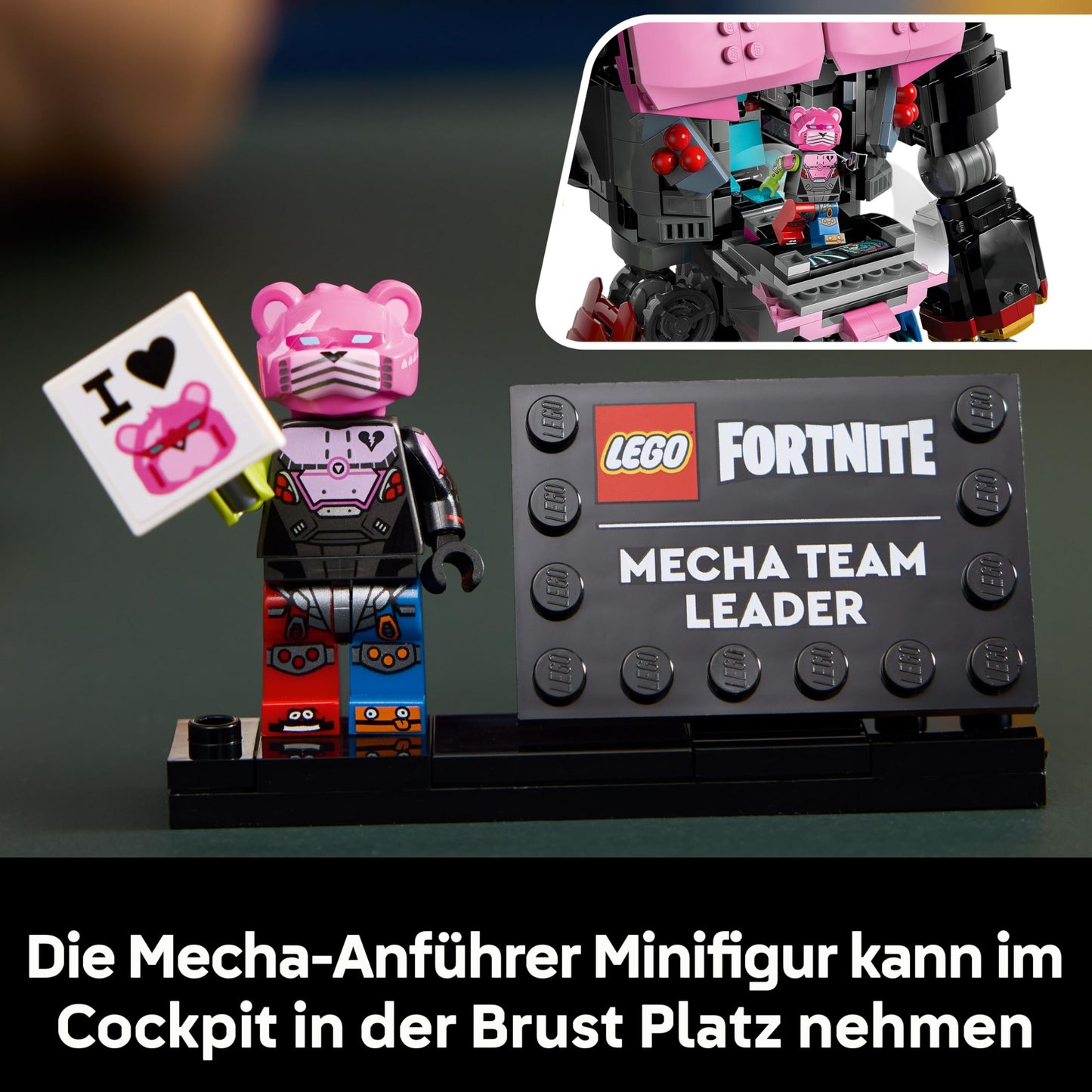 LEGO Fortnite Mecha Leader - Gaming Model Building Including Sword & Minifigure - Collectible & Gift for Adult Video Game Fans - 77078