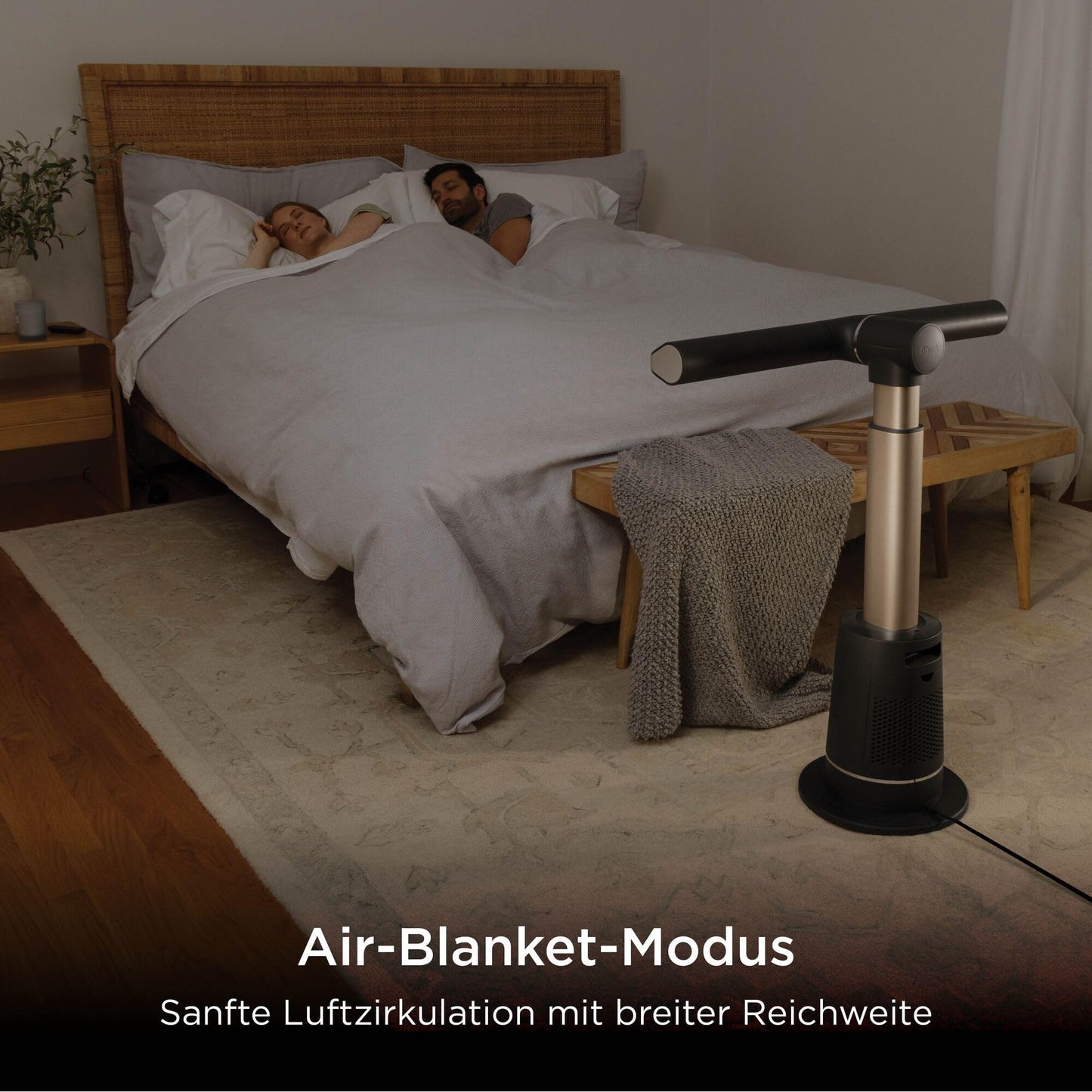 Shark TurboBlade Tower Fan, Quiet, High Speed System, Air Circulation up to 20 Meters, 10 Speeds, 180° Oscillation, Remote Control, Timer, Easy Cleaning, Anthracite TF200SEU