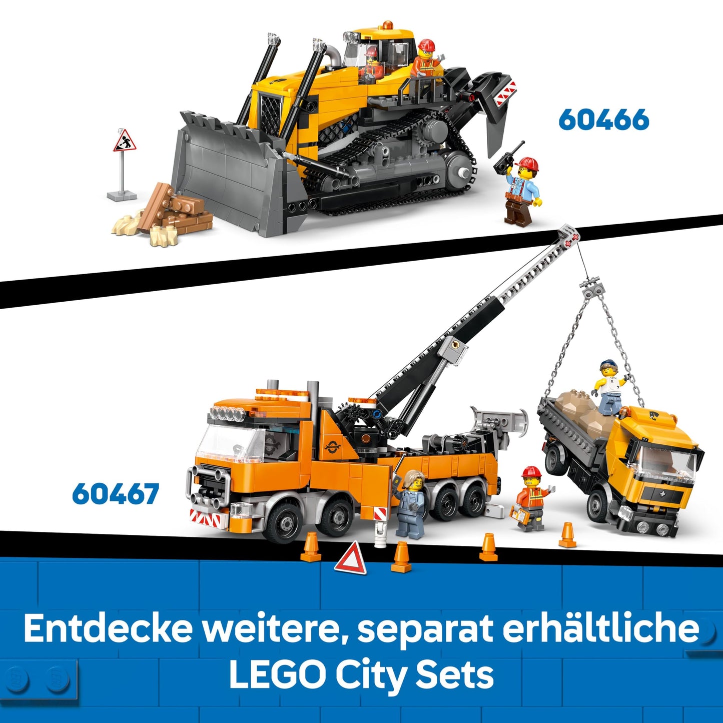 LEGO City Emergency Rescue Plane - Set with plane, snowmobile and 4 mini figures: paramedic, pilot, doctor and skier - great gift for children aged 6 and up - 60465