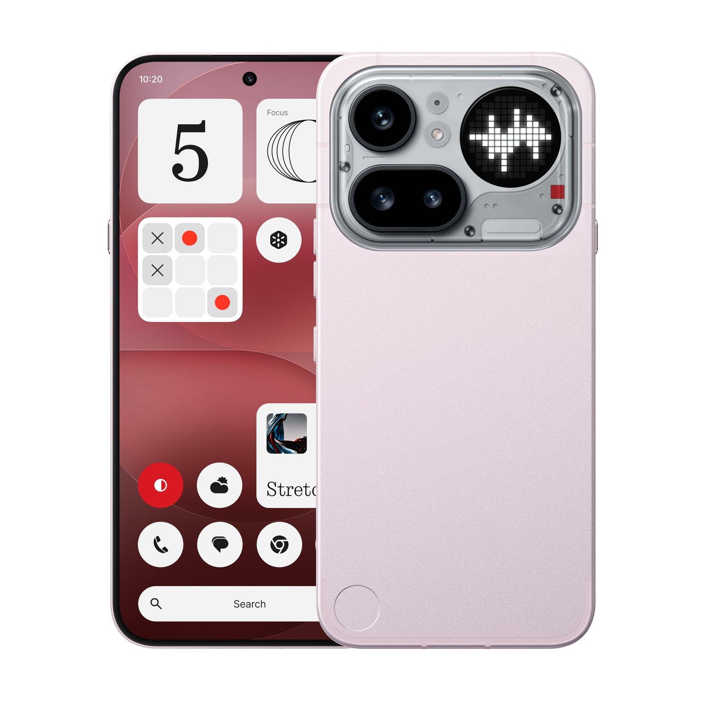 Nothing Phone (4a) Pro - 50MP triple camera, up to 140x ultra zoom, metal unibody smartphone, long battery, 50W fast charging, 144Hz AMOLED, Glyph Bar, 12GB+256GB - pink - A069P