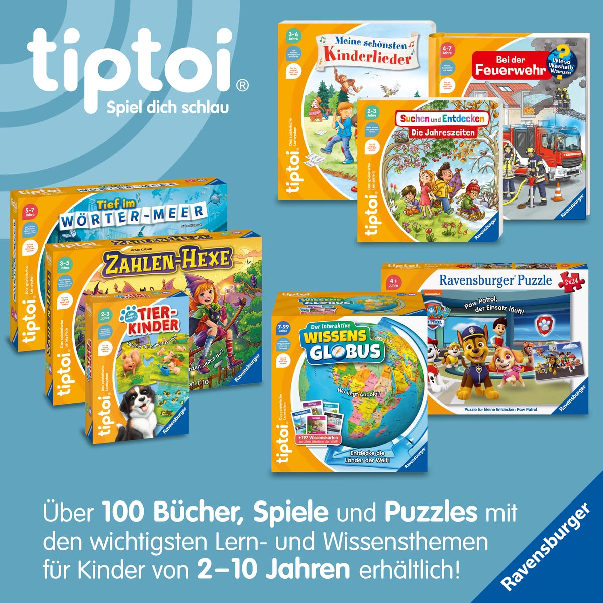 Ravensburger tiptoi pen 00110 - The playful learning system, learning toy for children aged 2 and over - The pen