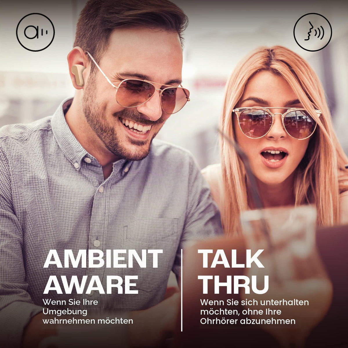JBL Wave Beam – Wireless In-Ear Headphones with IP54 and IPX2 Water Resistance – Hands-Free Function and 32 Hours Battery Life – Beige - JBLWBEAMBEG
