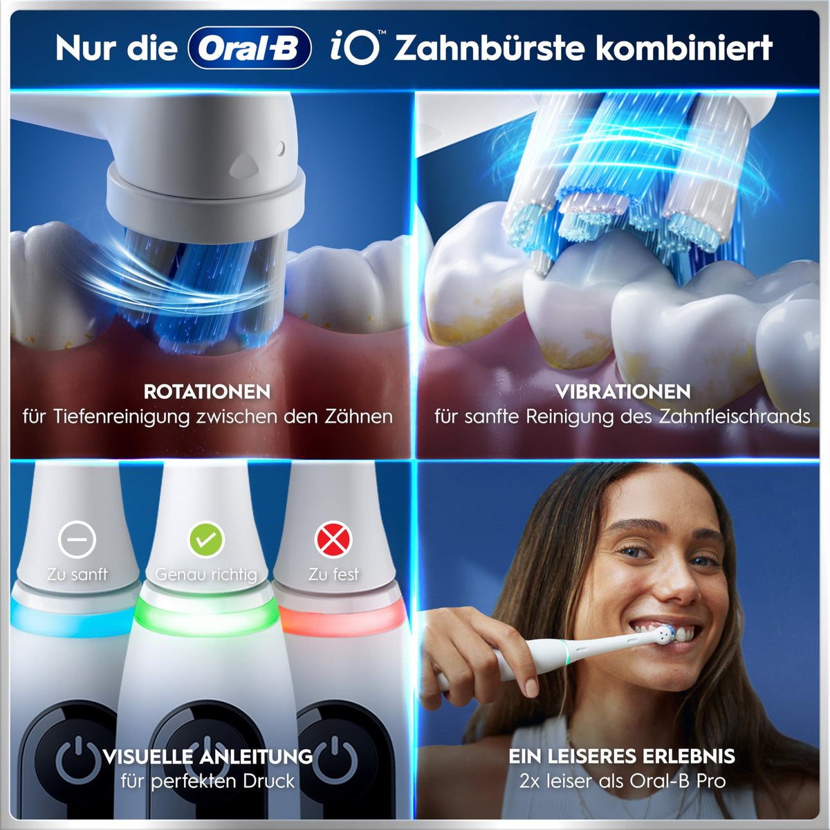 Periuță de dinți electrică Oral-B iO Series 6, Albă - 6WhiteJAS22