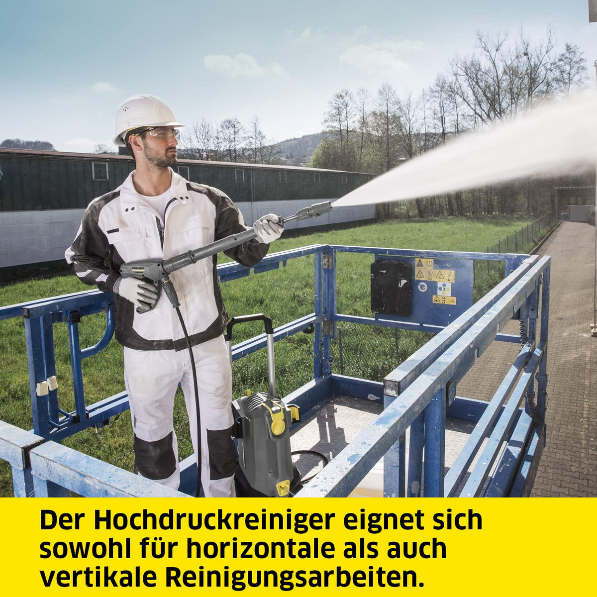 Kärcher Professional High Pressure Cleaner HD 5/17 C Plus, pressure: max. 200 bar, flow rate: 480 l/h, easy to transport, includes Easy!Force high-pressure gun, dirt blaster. - 1.520-941.0