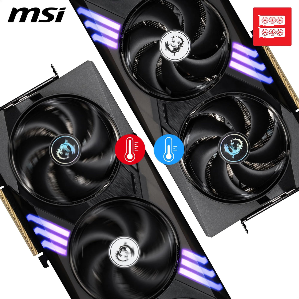 MSI GeForce RTX 5070 12G Gaming Trio OC - Gaming Graphics Card - V532-019R
