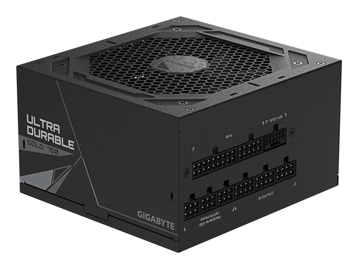 GIGABYTE UD750GM PG5 V2 Sursă de alimentare – PCIe Gen 5.1, 80 Plus Gold, design complet modular, ventilator de 120 mm, compatibil cu ATX 3.1, conector EU - GP-UD750GM