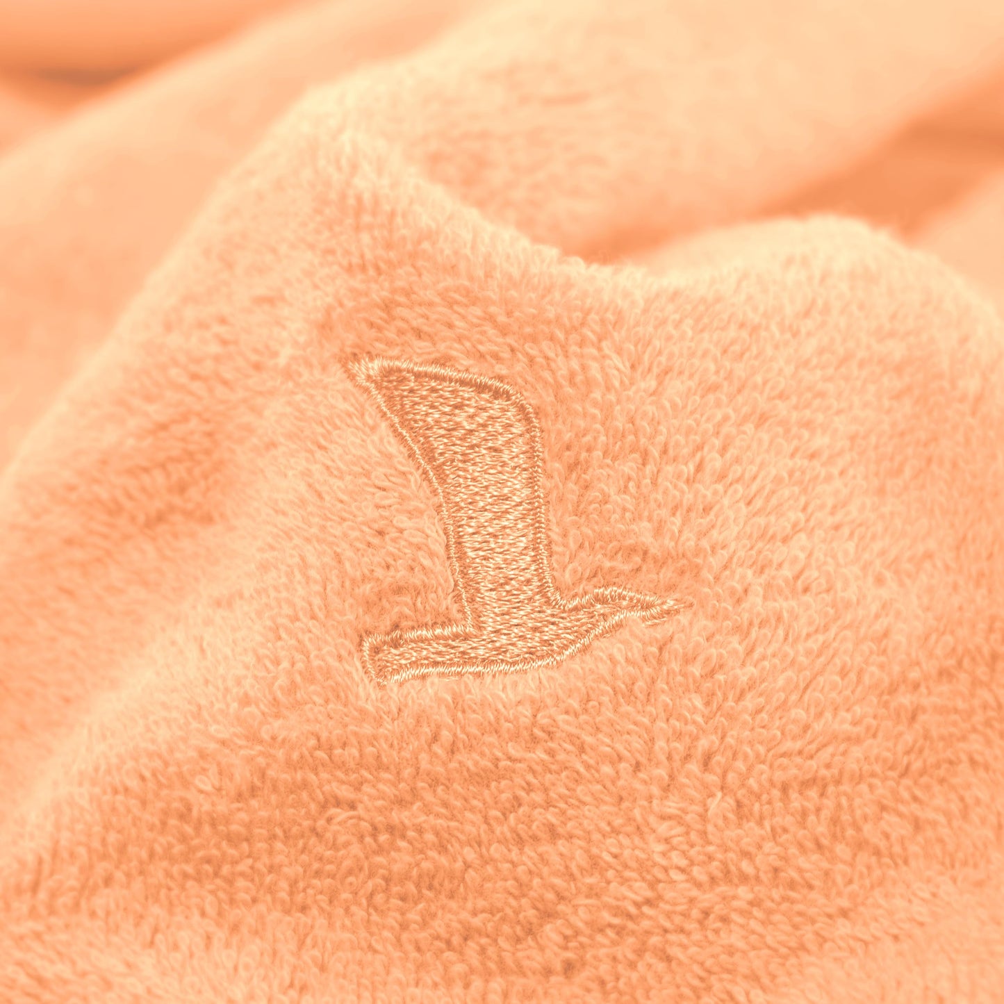 Möve Superwuschel bath towel 100 x 160 cm made of 100% cotton, Peach Fuzz - 017258775