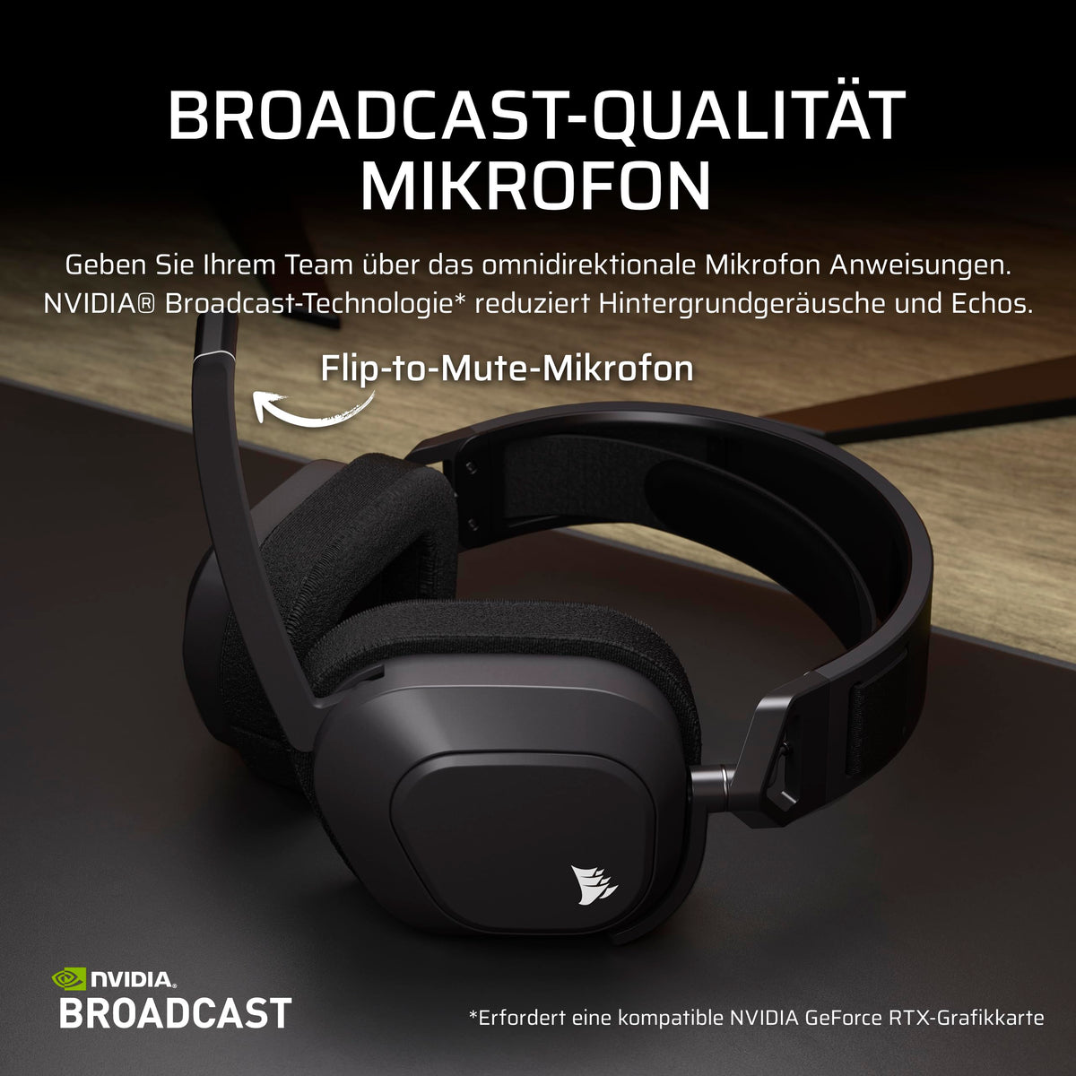 Corsair HS80 MAX Wireless Xbox-Gaming-Headset cu Bluetooth – Gri metalic - CA-9011387-WW