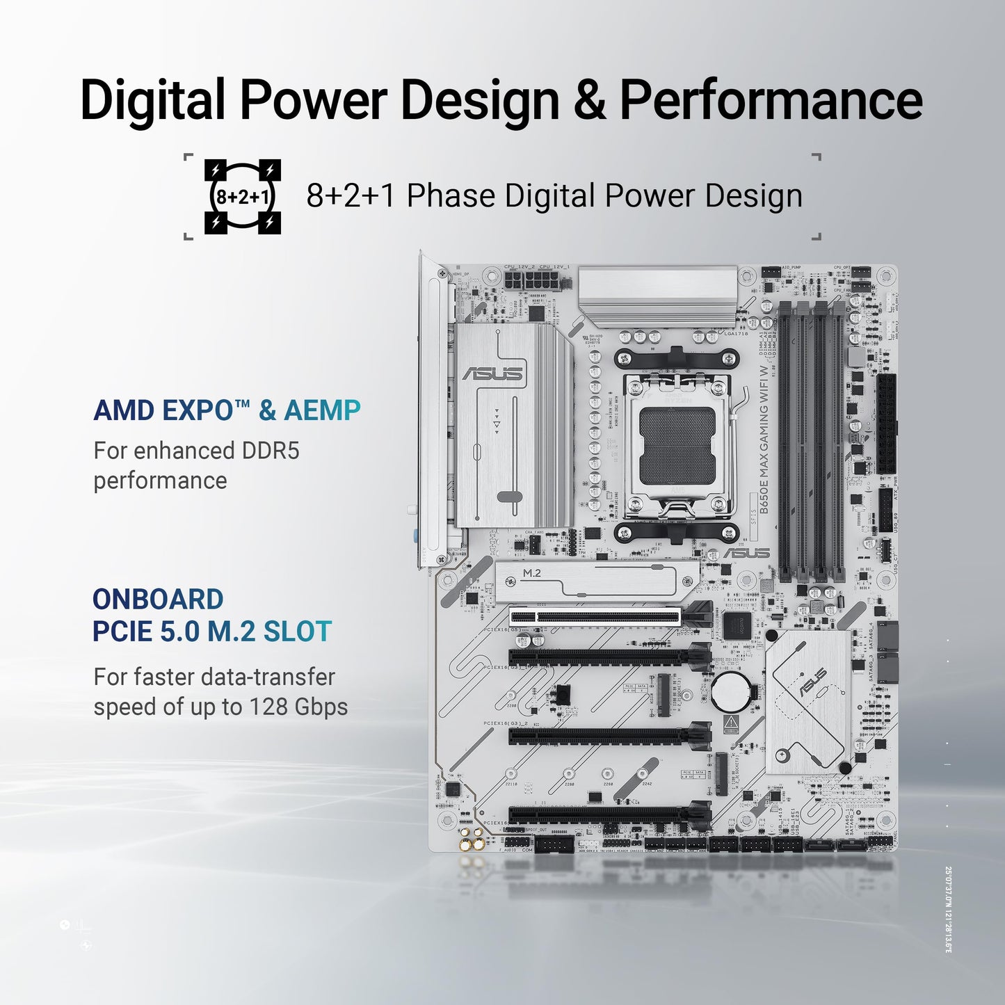 Asus B650E Max Gaming WiFi W 90MB1M00-M0EAY0