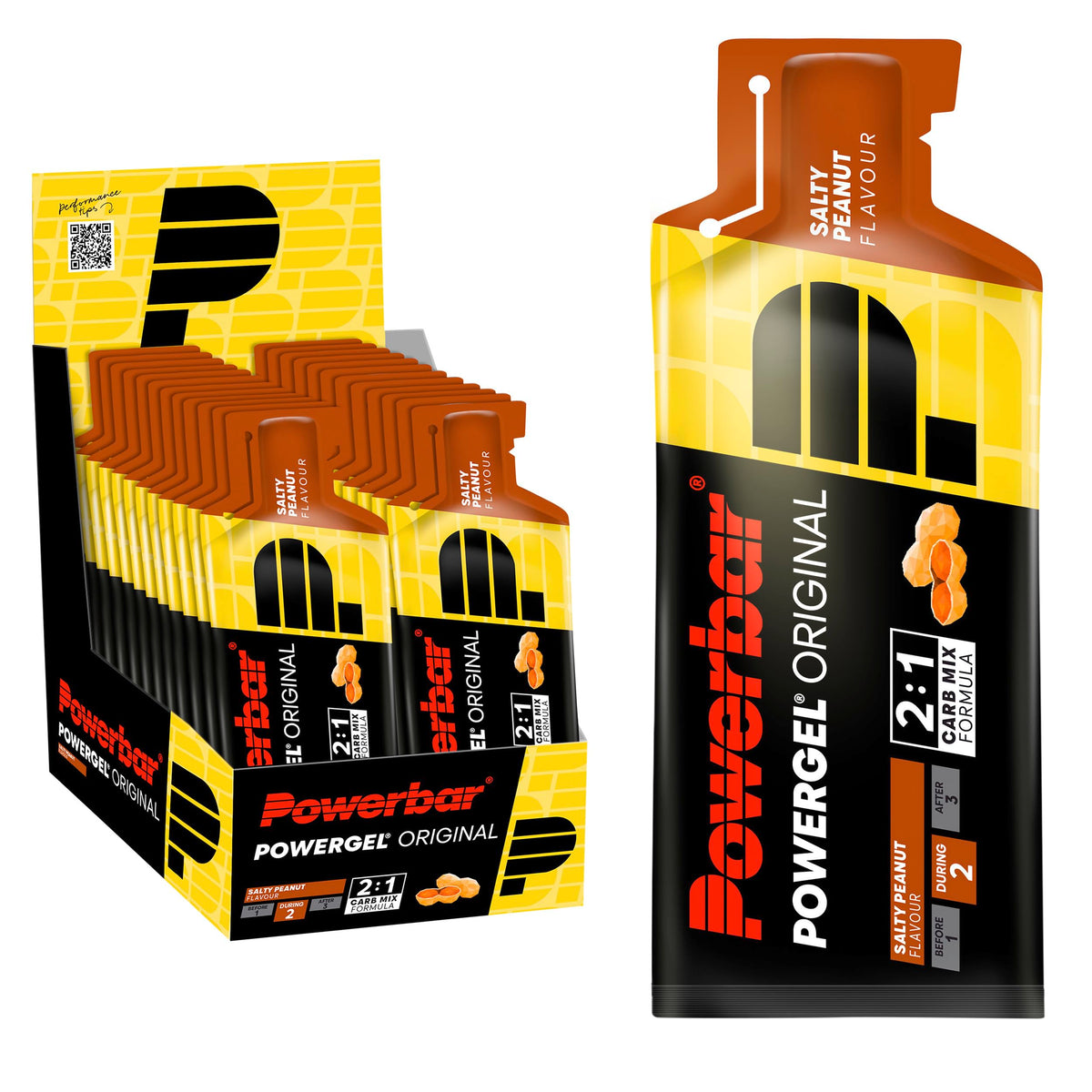 Powerbar PowerGel (24x41g) Salty Peanut - Energy & Endurance - Energy Gel - 22010700