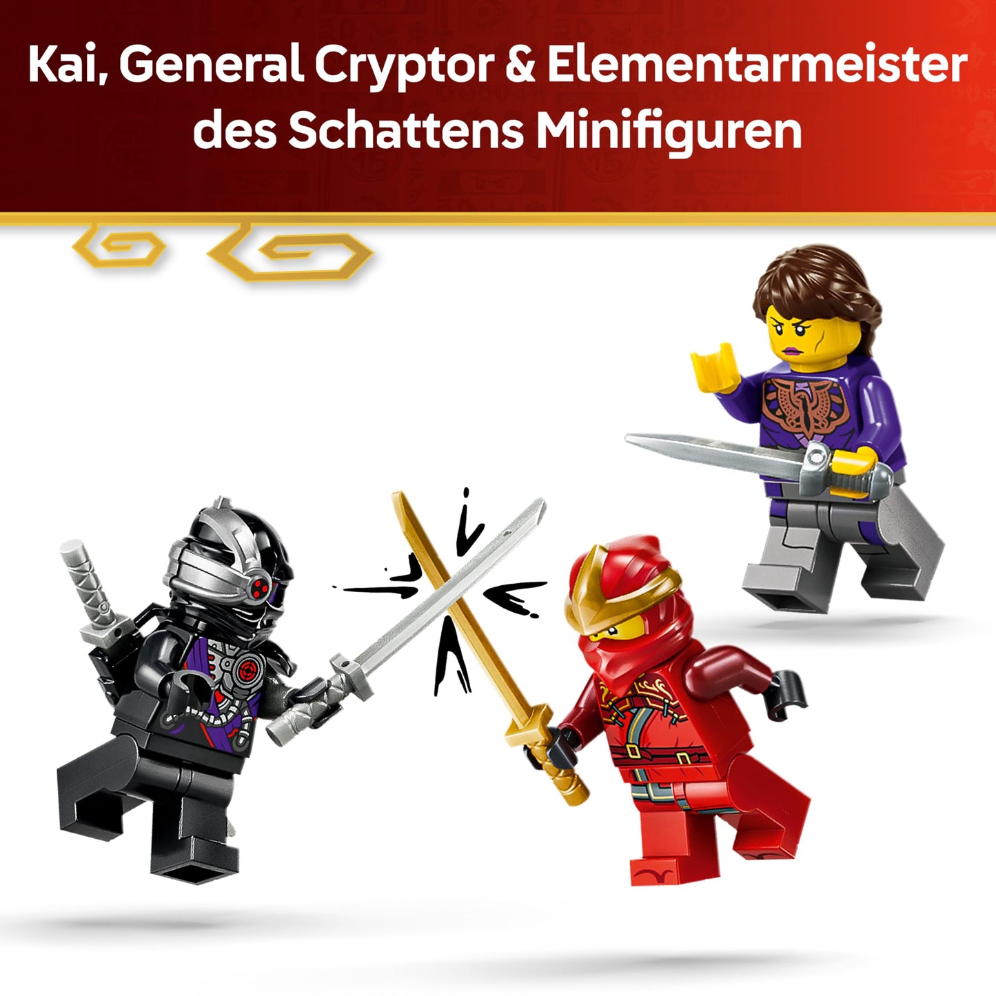 LEGO NINJAGO 15th anniversary: X-1 Ninja Supercar - racing car model construction with motorcycle and 3 minifigures including Kai - gift idea for boys aged 14 and over and adult fans - 71867