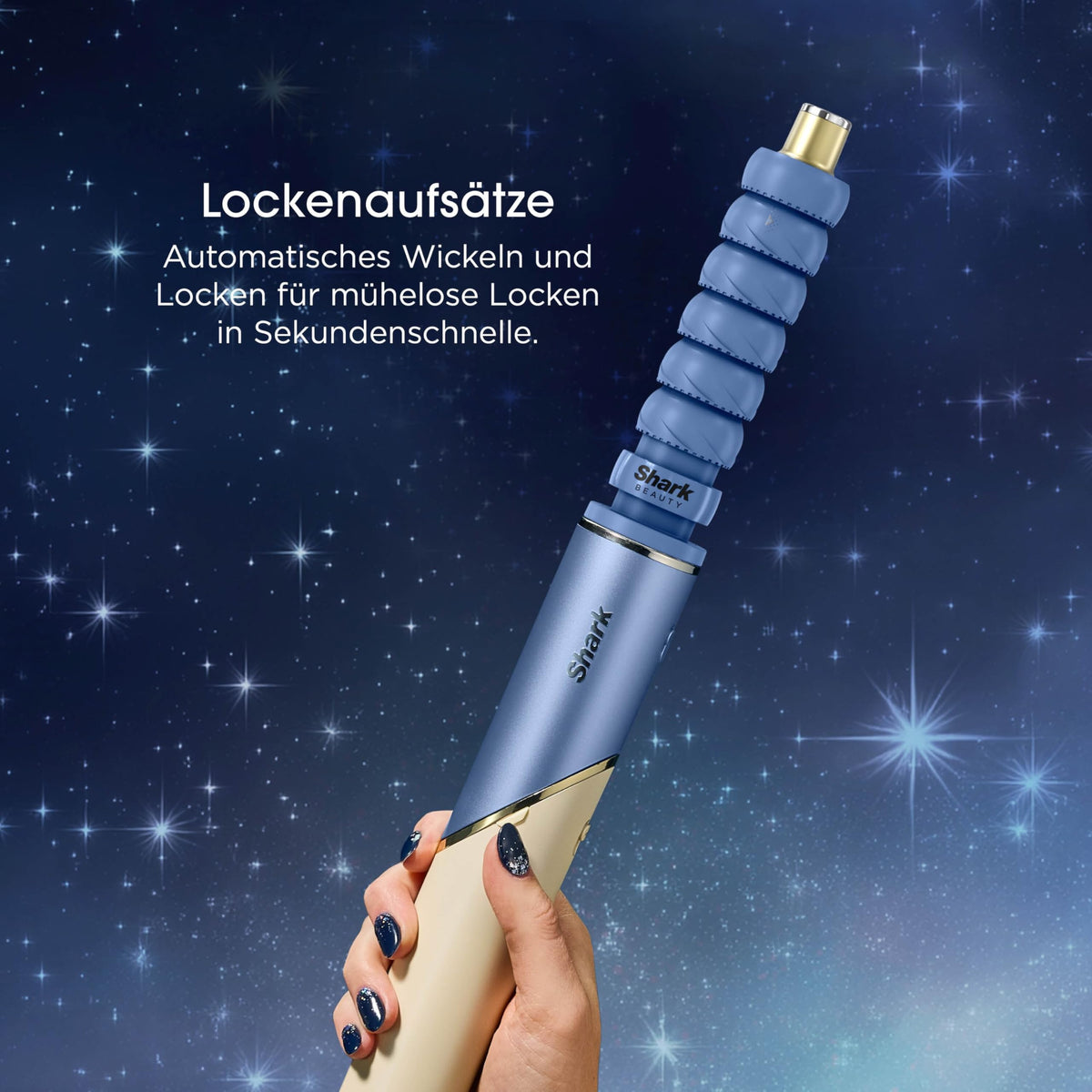 Shark Glam Multistyler și uscător de păr pentru păr drept, valuri și bucle - HD6042SEUPL