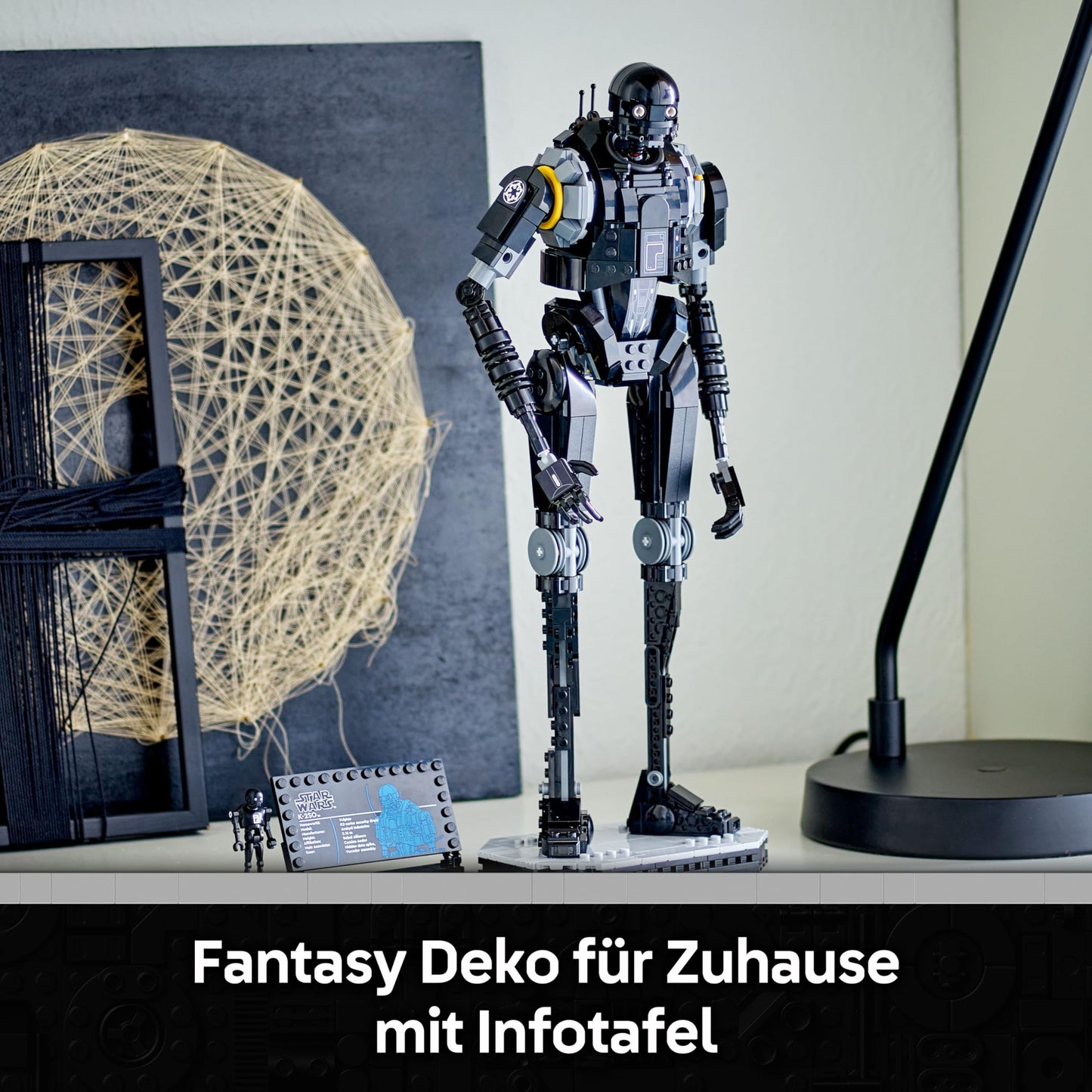 LEGO Star Wars 75434 Security Droid K-2SO Toy - Figure for building and displaying, collector's model with information board - gift for boys, girls aged 10 and over and adult Andor fans