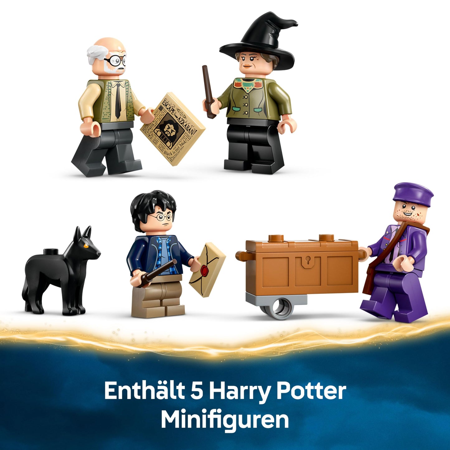 LEGO Harry Potter Adventures with the Knight Bus - Toy from the Wizarding World with 5 minifigures and accessories with magic wands - Gift for girls and boys aged 8 and up - 76446