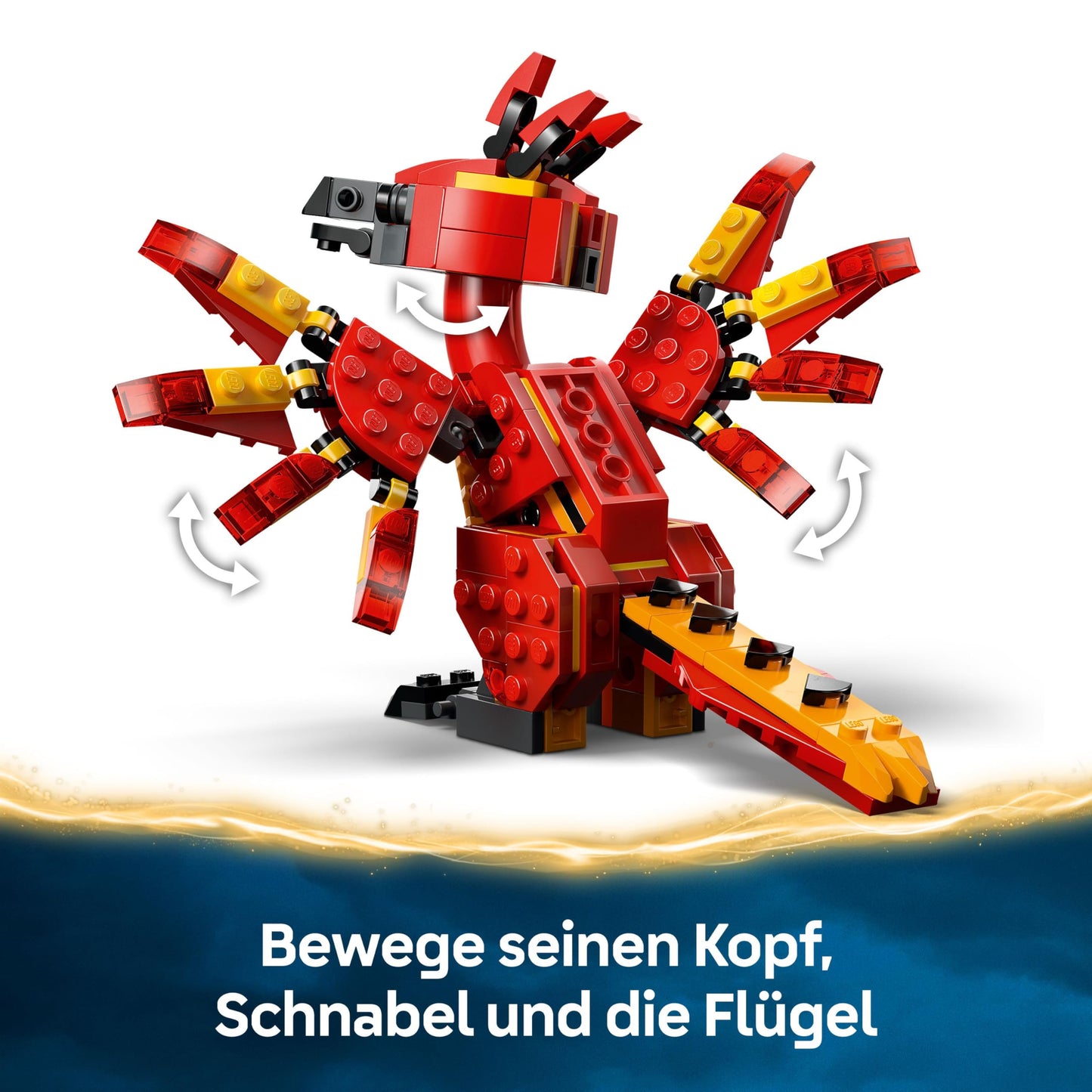 LEGO Harry Potter Fawkes: Dumbledore's Phoenix Toy with Sorting Hat, Gryffindor Sword & Baby Fawkes - Birthday Gift for Girls and Boys Ages 8 and Up - 76448