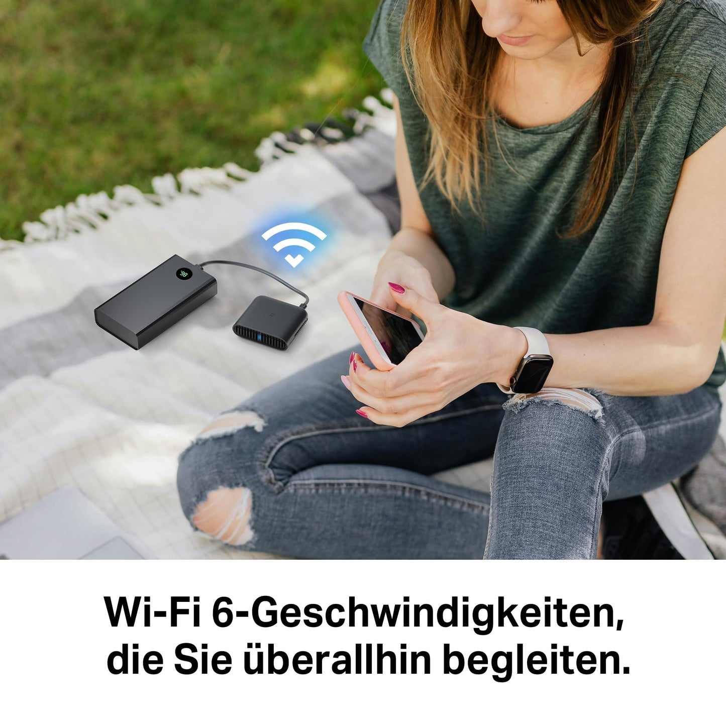 TP-Link TL-WR3002X Wi-Fi 6 travel router dual band AX3000, 1 × 2.5 Gbit/s port + 1 × Gigabit port, USB 3.0, OpenVPN, WireGuard, can be operated with a power bank, multiple modes in one