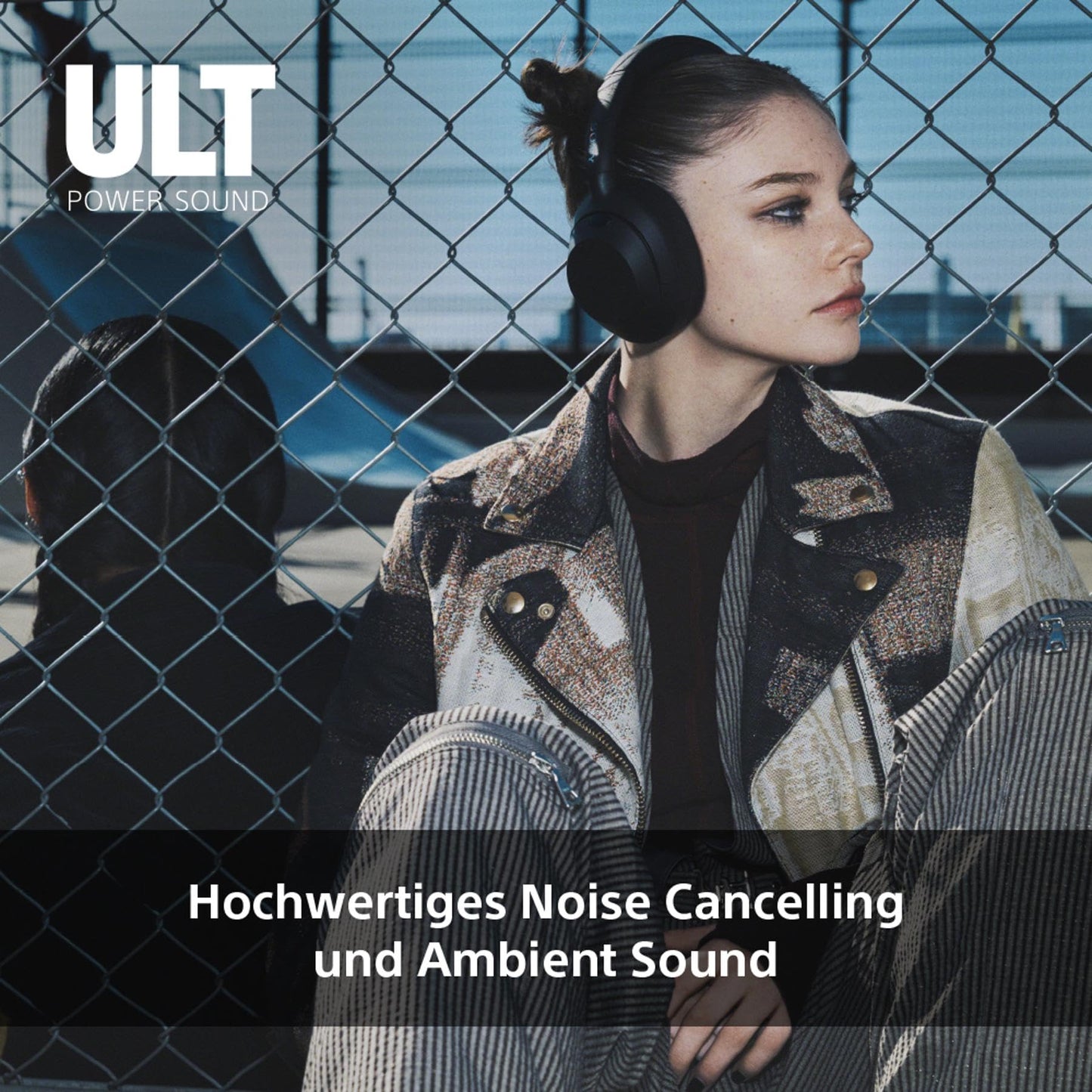 Sony ULT WEAR - Wireless headphones with noise canceling, ULT power sound, ultimate deep bass, same processor as WH-1000XM5, clear calls, 30 hours of battery life, iOS and Android - White - WHULT900NW.CE7
