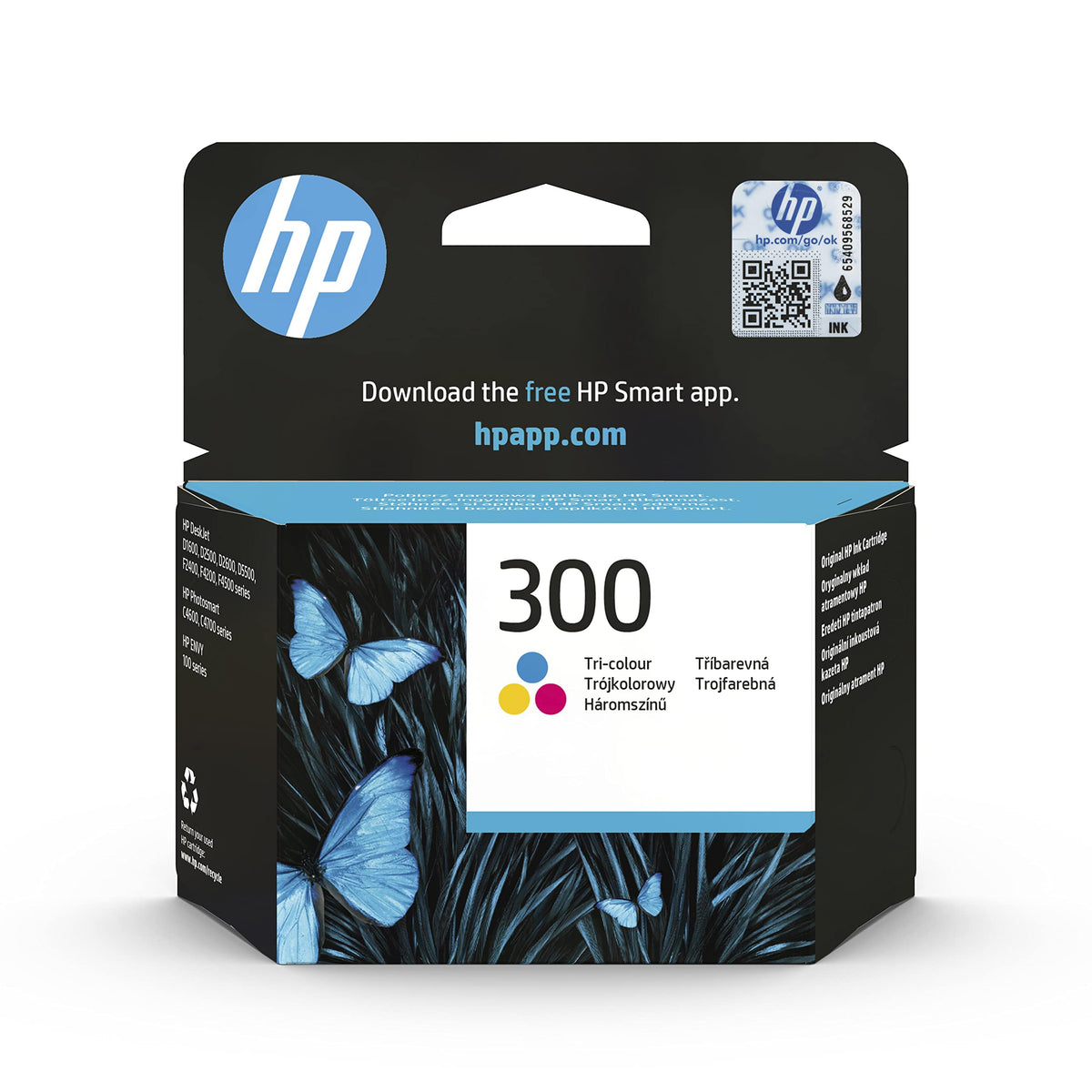 HP 300 Color, Original Ink Cartridge - CC643EE