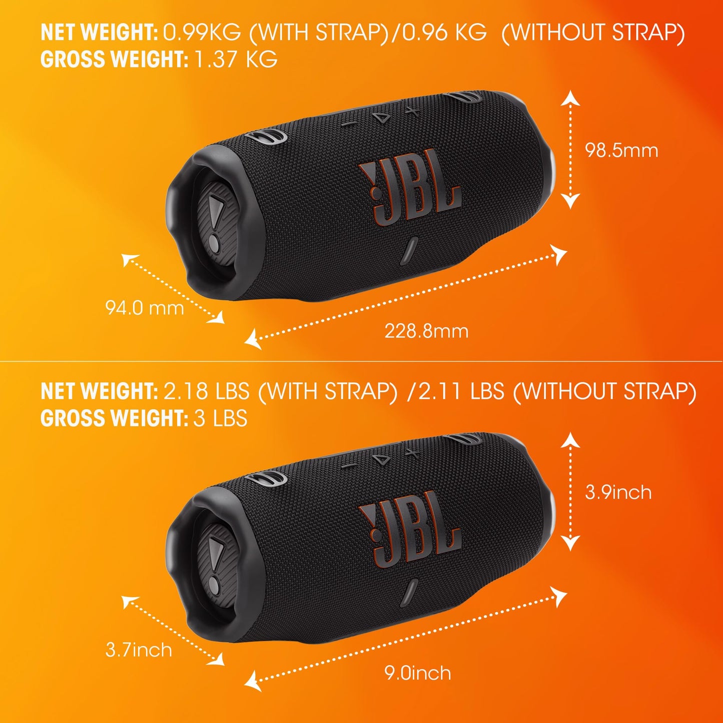 JBL Charge 6 Blue (JBLCHARGE6BLU)