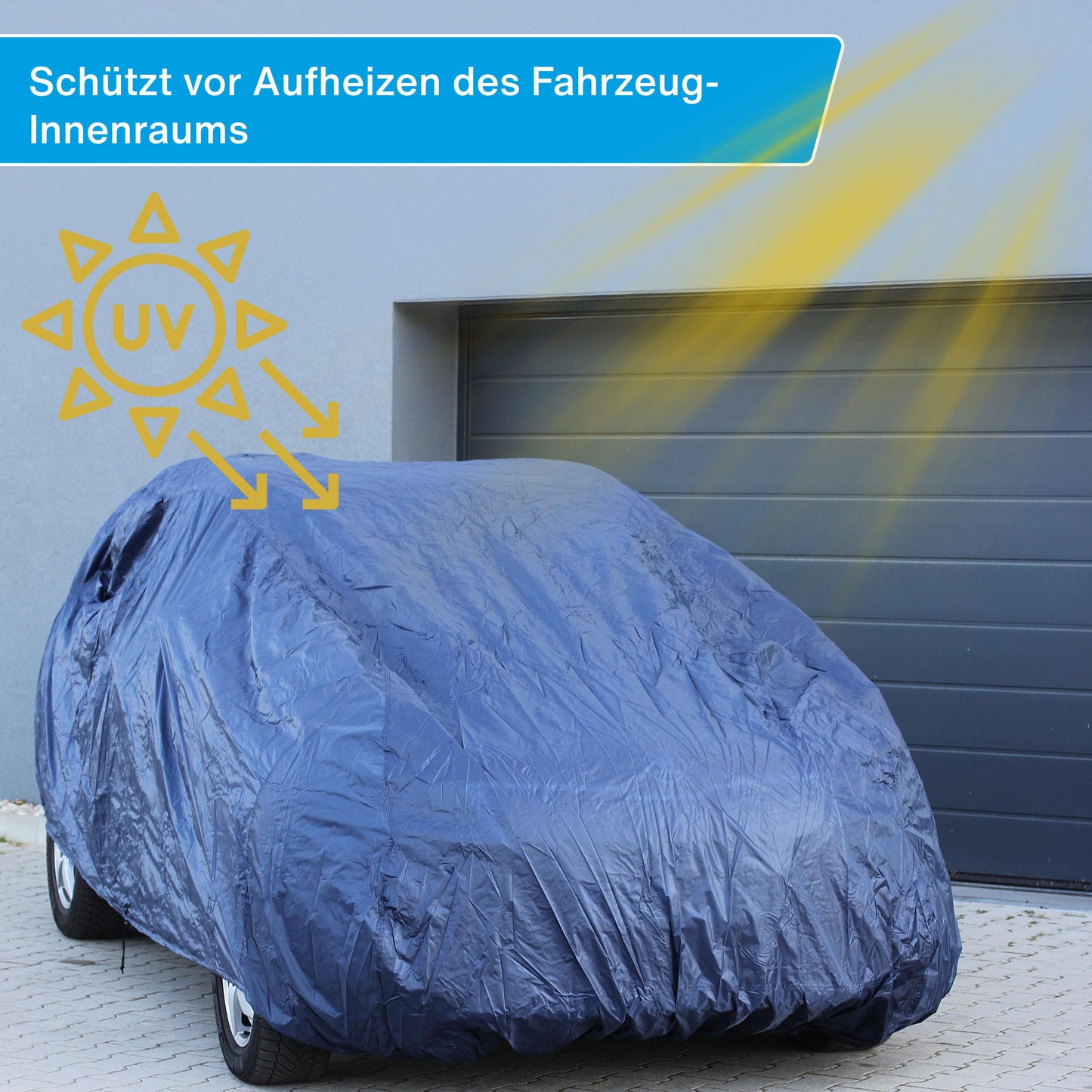 CARTREND 70334 vehicle cover blue