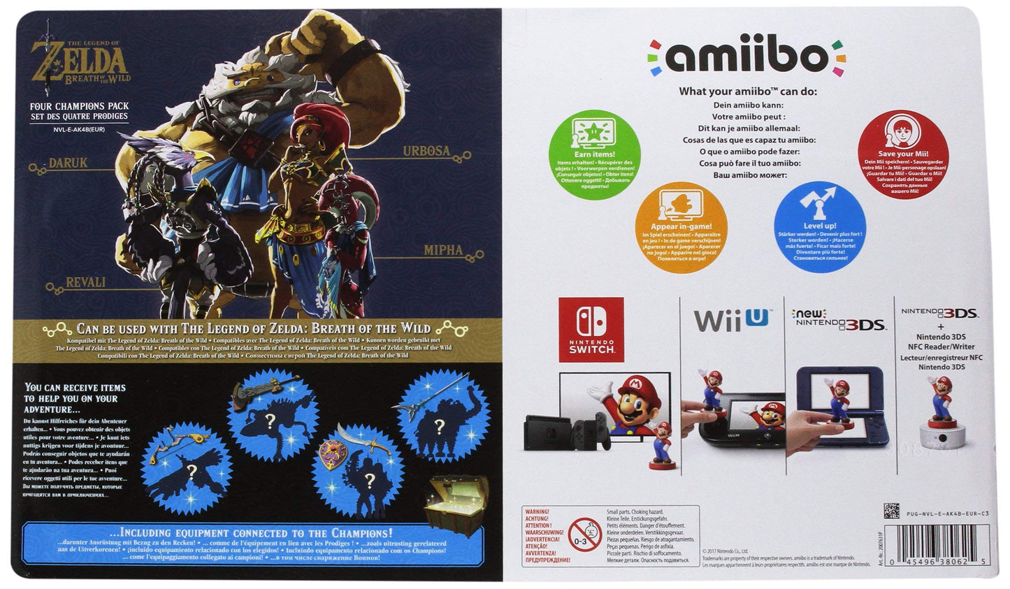 Amiibo The Legend of Zelda: Breath of the Wild Warrior Set - 2007666