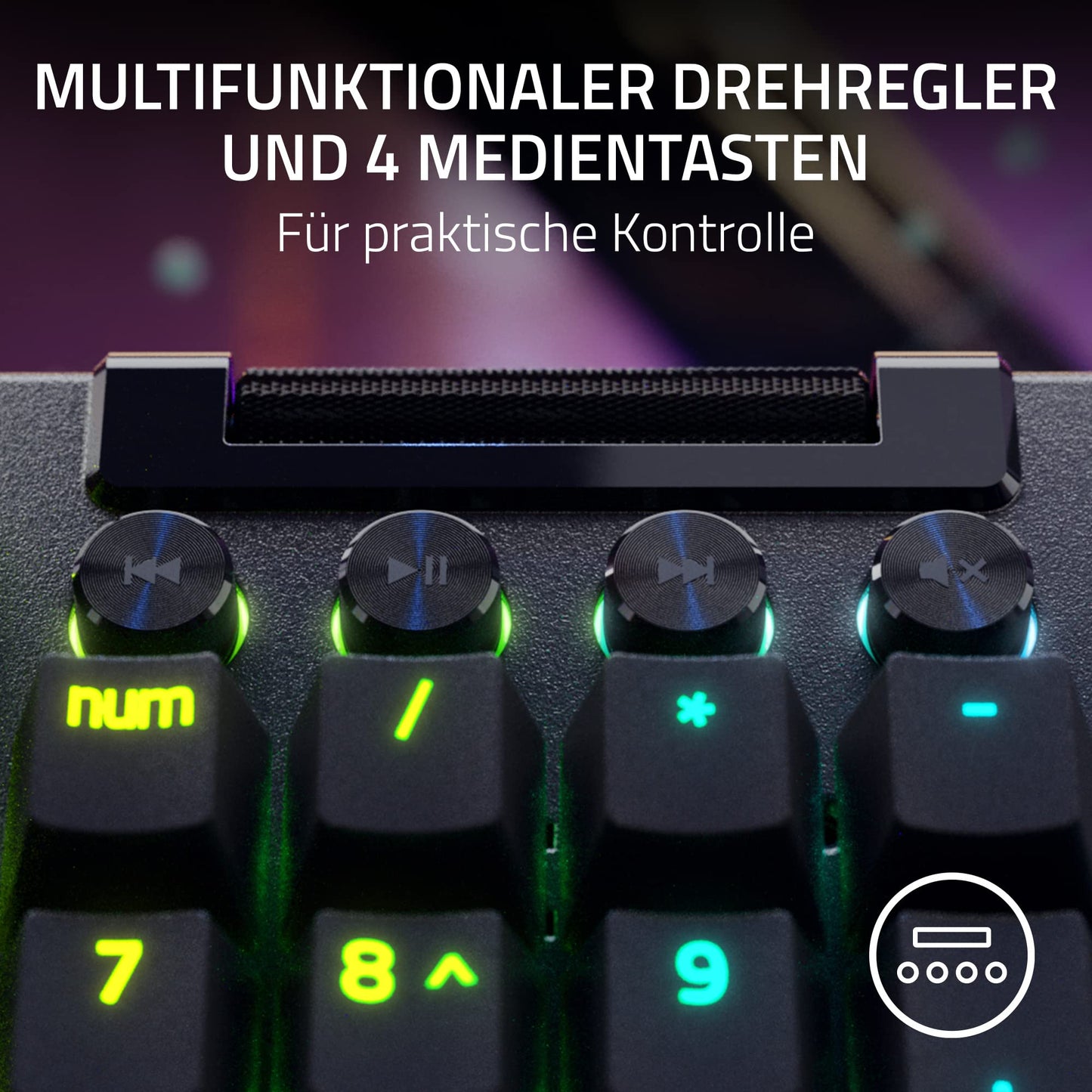 Razer BlackWidow V4 X Minecraft Edition - RZ03-04704100-R3M1