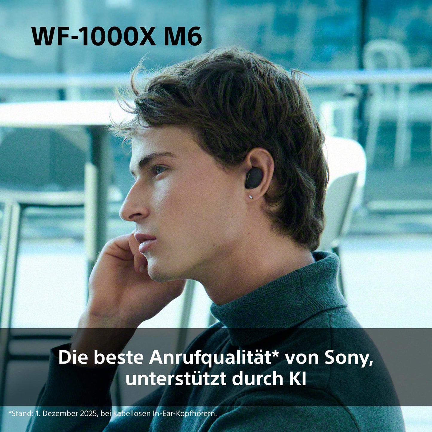 Sony WF-1000XM6 Flagship Wireless Noise Canceling Headphones, Bluetooth, In-Ear Headphones, Sony Hi-Res Sound, Clear Calls, 10-Band EQ, 24 Hour Battery Life (NC On), IPX4 - Silver - WF1000XM6S.CE7