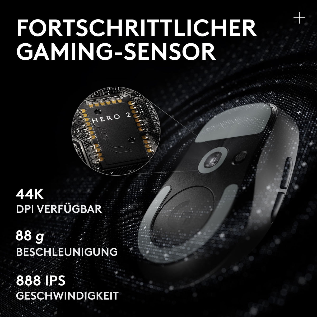 Logitech G PRO X Superlight 2c SE Gaming-Maus - Schwarz - 910-007801