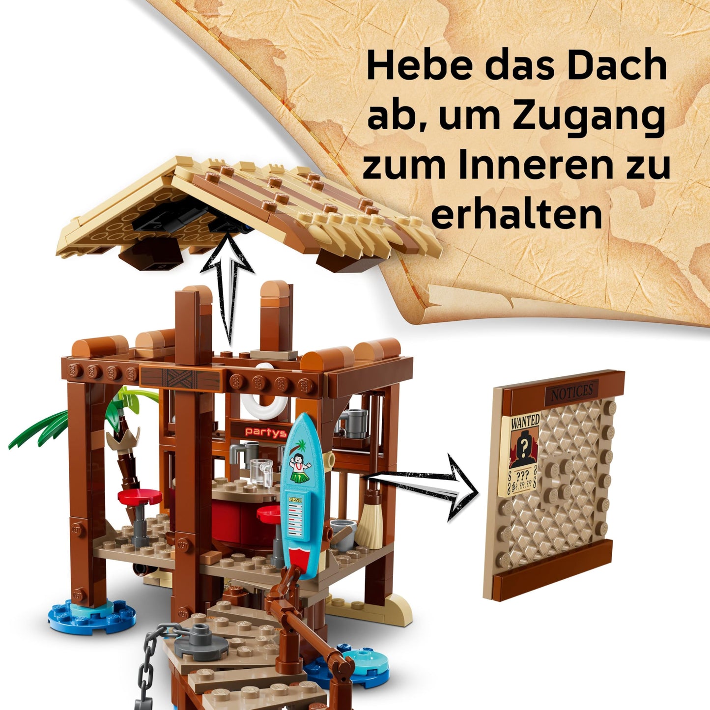 LEGO ONE PIECE Windmill Village Hut - toy with boat, boys Luffy, Shanks & Makino minifigures and accessories - including profile - anime gift for boys, girls & fans aged 8 and over - 75636