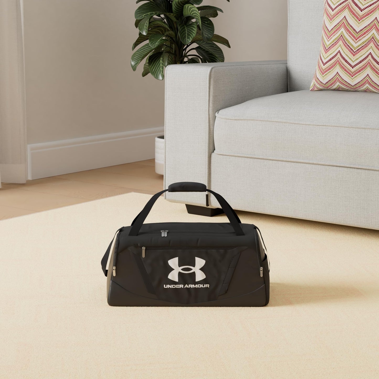 Ua Unisex Ua Undeniable 5.0 Duffle Md Black / Black / Metallic Silver Osfm - 1369223