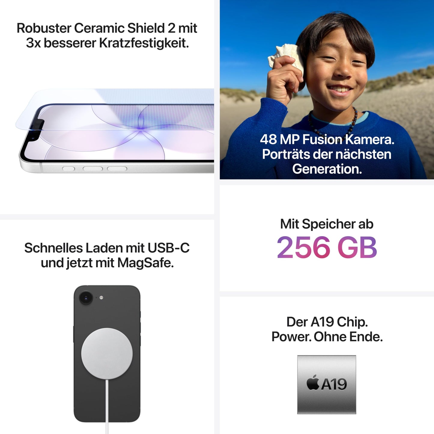 Apple iPhone 17e 256GB White (MHRW4ZD/A)