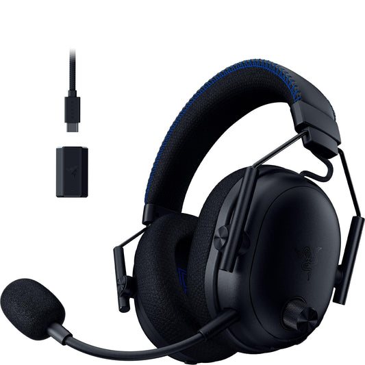 Razer BlackShark V3 Pro for PlayStation - Wireless E-Sports Headset with Active Noise Cancellation (ANC) - TriForce 50mm Driver - HyperSpeed 2.4 GHz - THX Spatial Audio - PS5/PC | Black - RZ04-05400500-R3G1