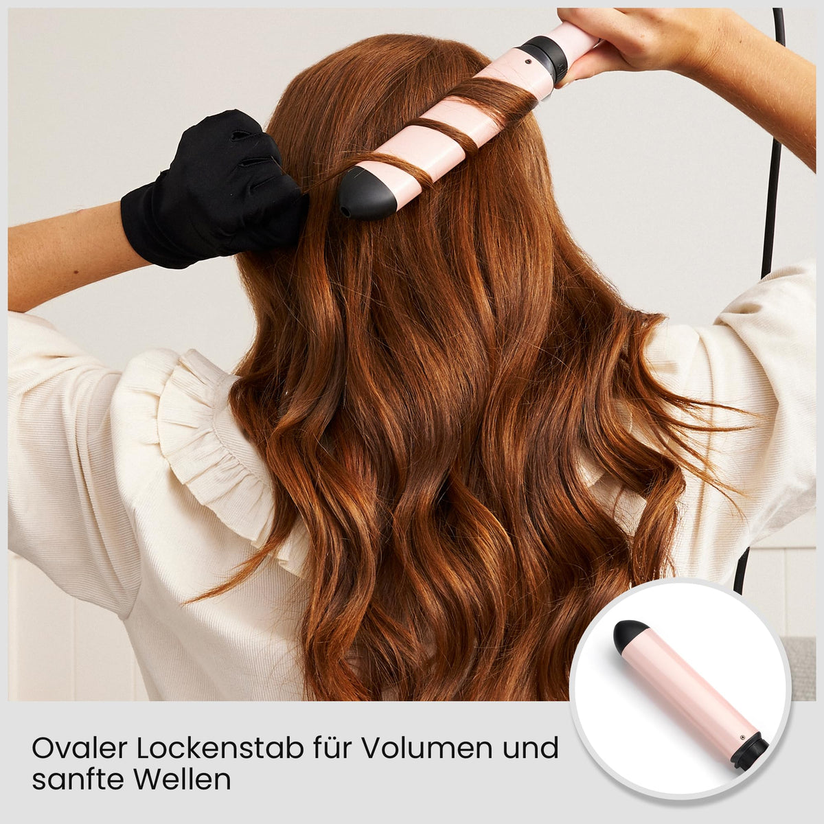 BaByliss Curl and Wave Trio Multistyler, professional curling iron set with 3 attachments for curls, waves, and beach waves, ceramic coating, pink, MS750E