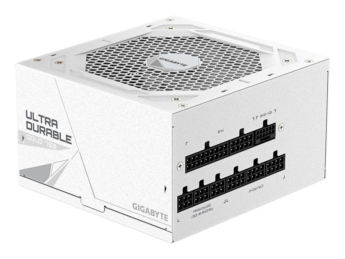 GIGABYTE UD750GM PG5 V2 Ice Sursă de alimentare – PCIe Gen 5.1, 80 Plus Gold, design complet modular, ventilator de 120 mm, compatibil ATX 3.1, conector EU - GP-UD750GM