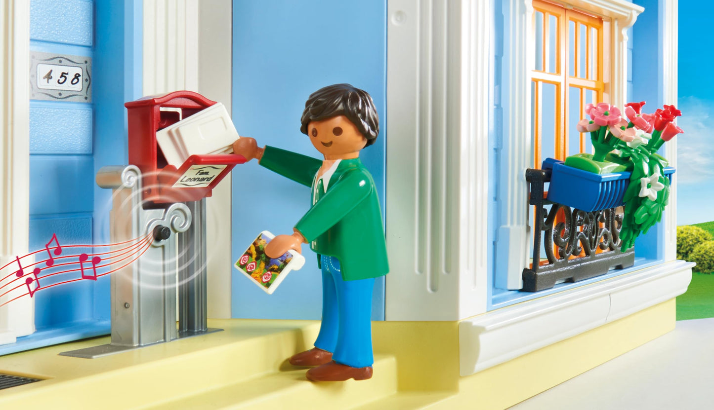 PLAYMOBIL Dollhouse 70205 My Big Dollhouse, With Functional Doorbell, Ages 4+