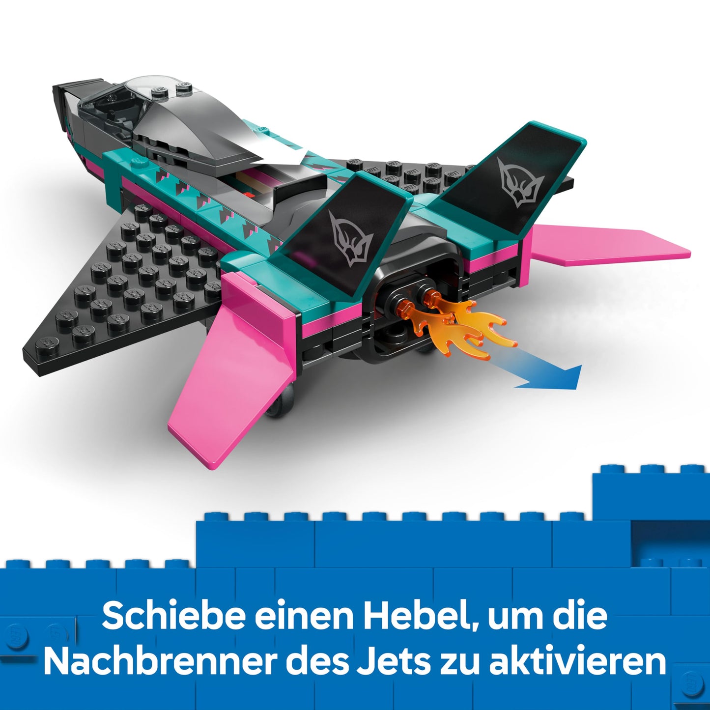 LEGO City jet plane vs. racing car - toy set with plane, super sports car and pilot and driver minifigure - birthday gift for boys aged 6 and over - 60489