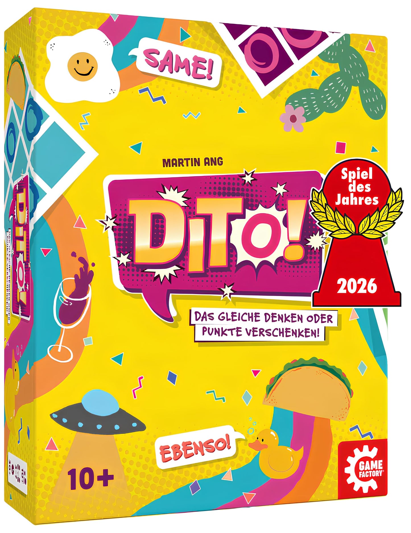 Game Factory 646031 Ditto, the wordy party game for 3 to 7 players